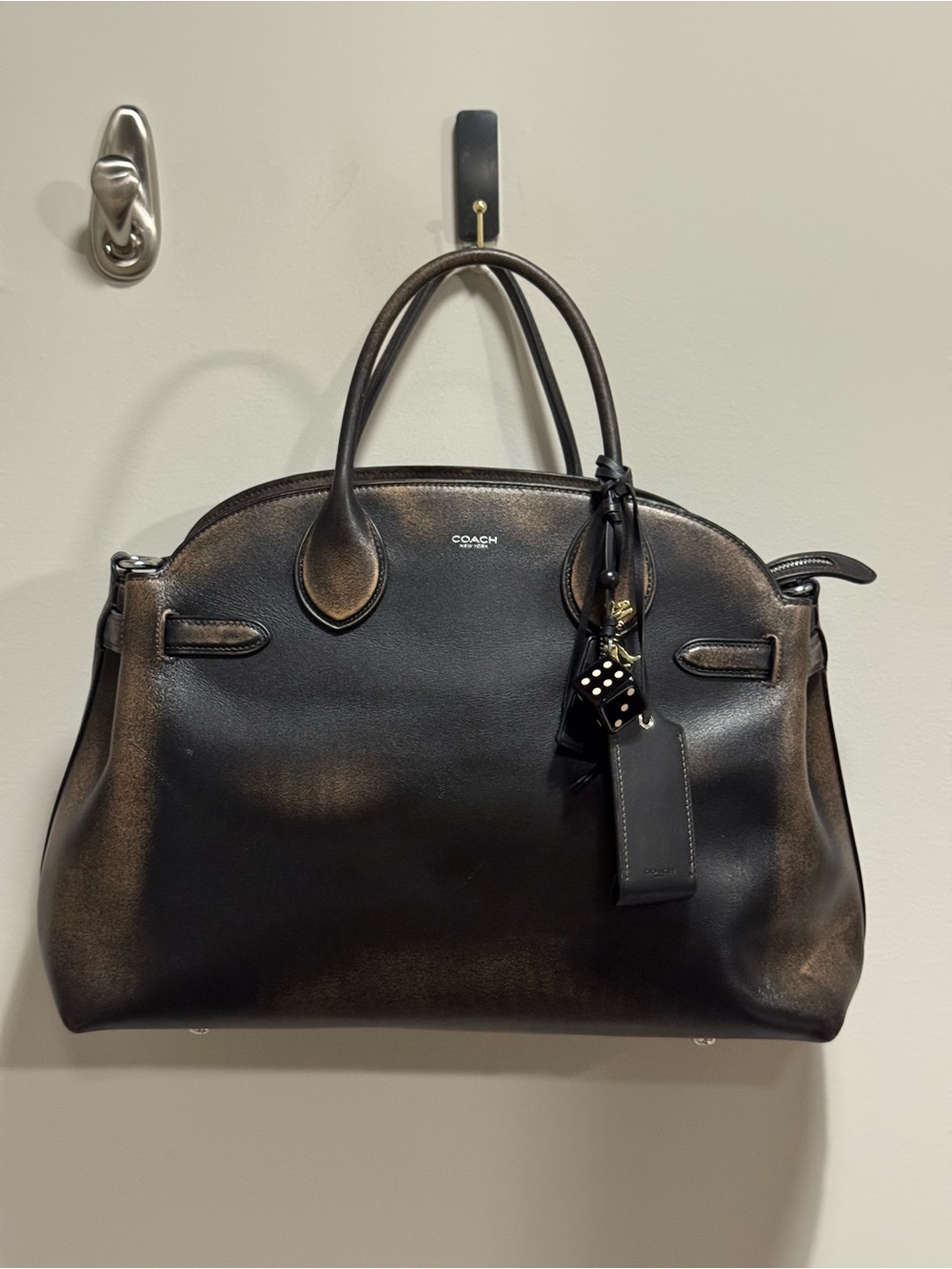 Coach Soft Empire Carryall in Loved Leather